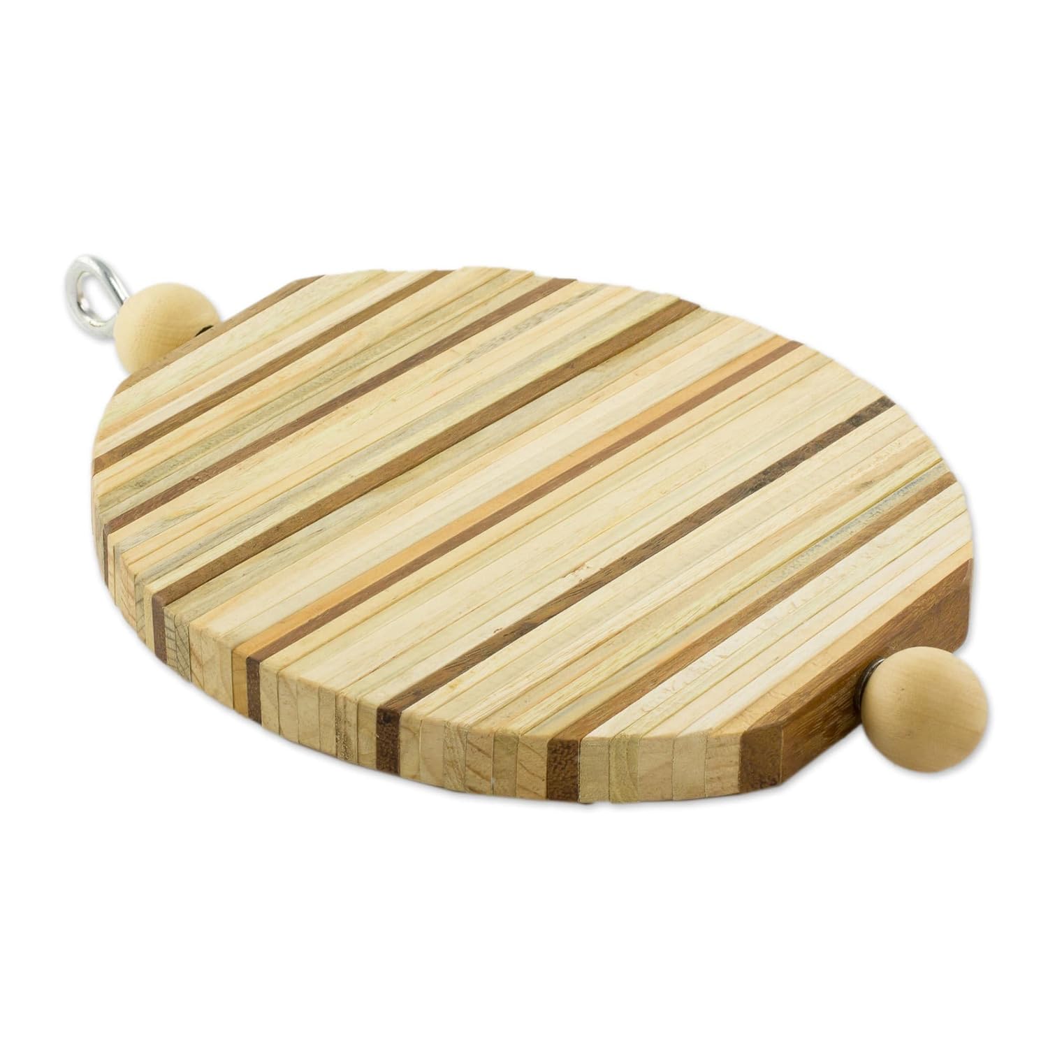 Novica Artisan Handcrafted Wood Mobile Brown