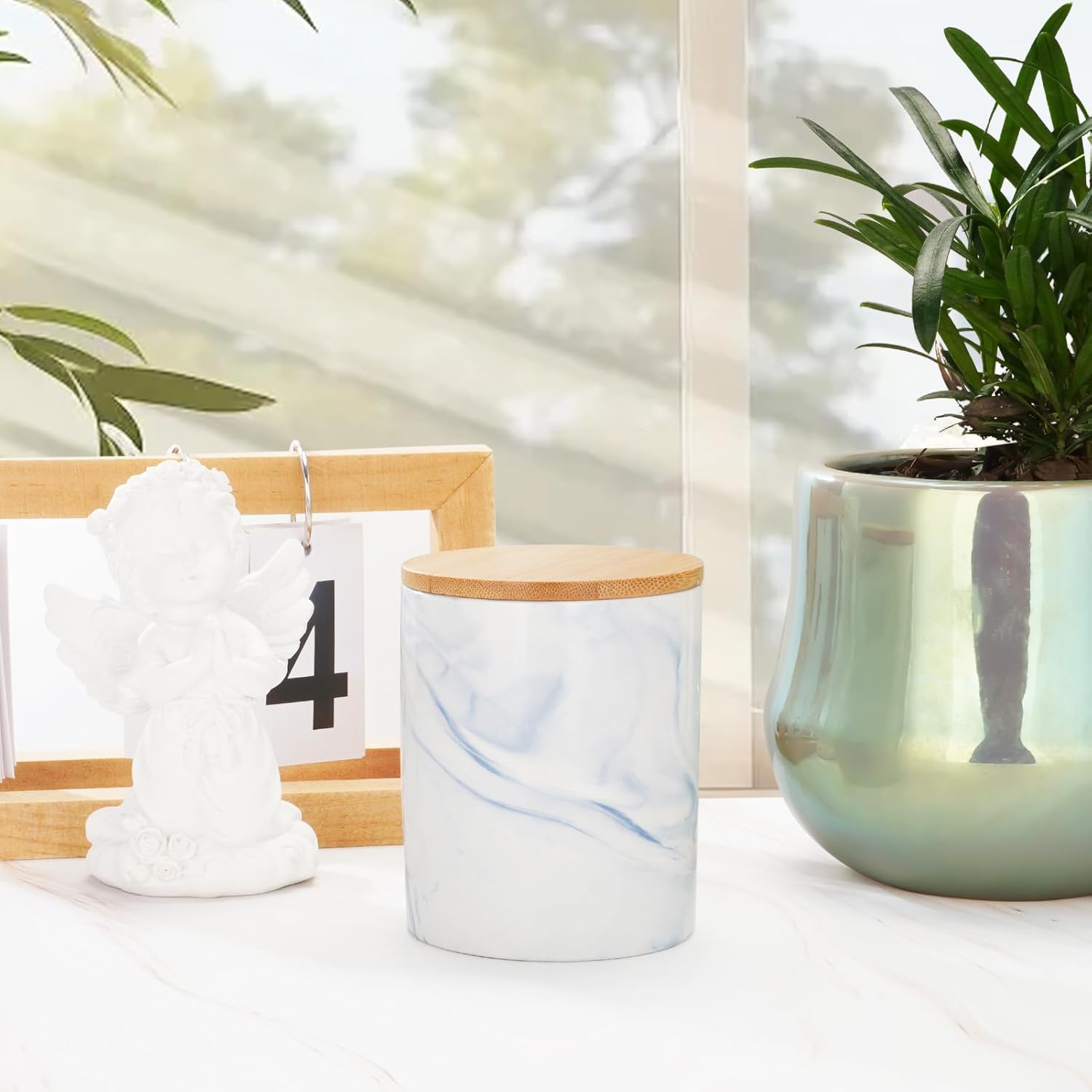 SOITIS Ceramic Urn for Human Ashes 413 Inch Memorial Keepsake Urn