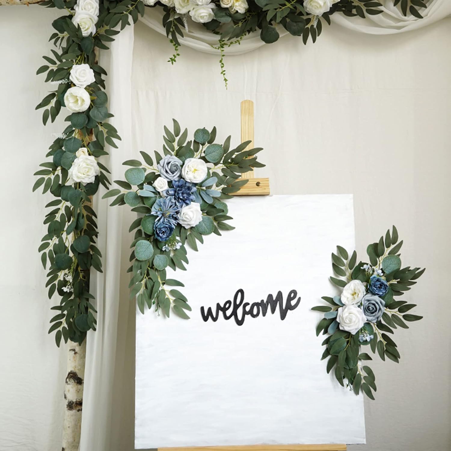 Wedding Arch Flowers Rustic Artificial Floral Swag