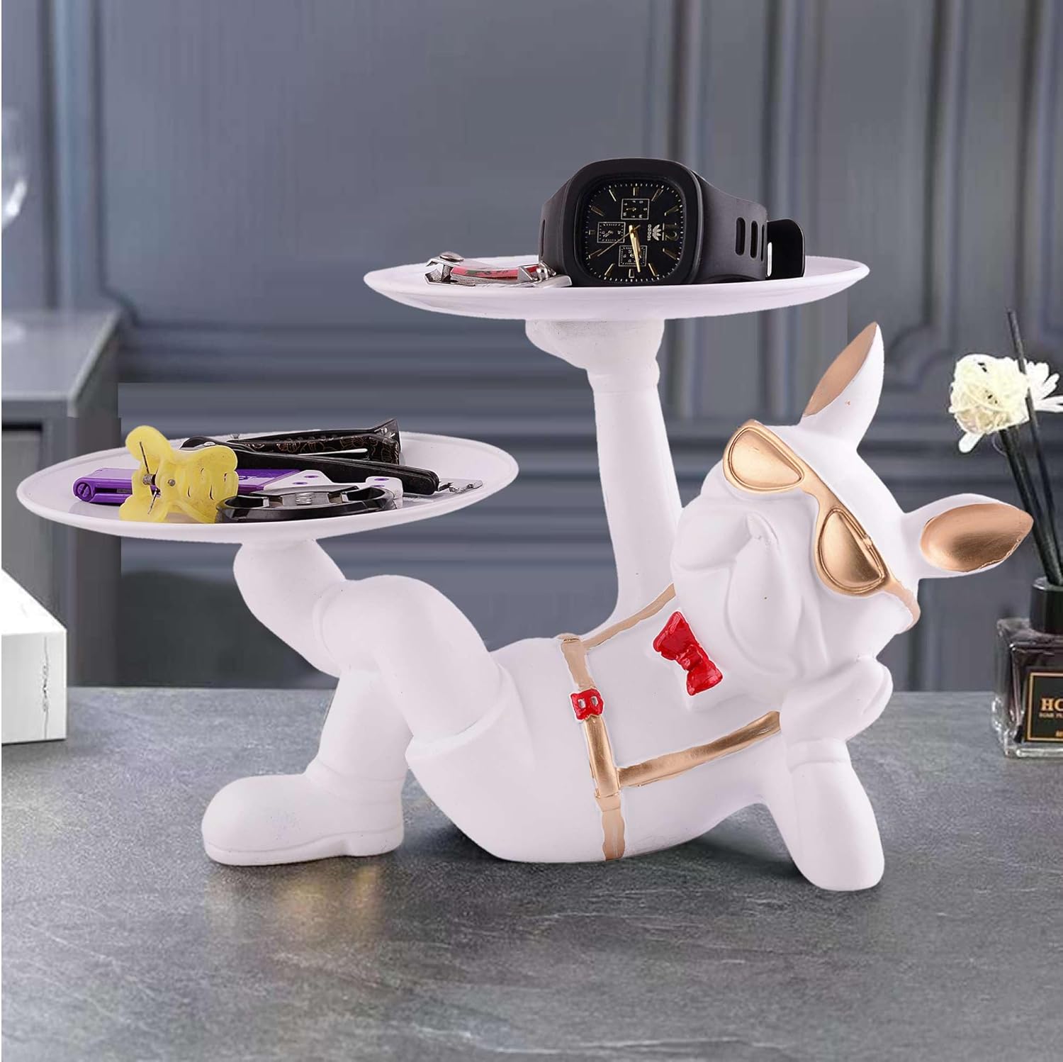 Basant Craft Cool Dog Sculpture for Home Decor