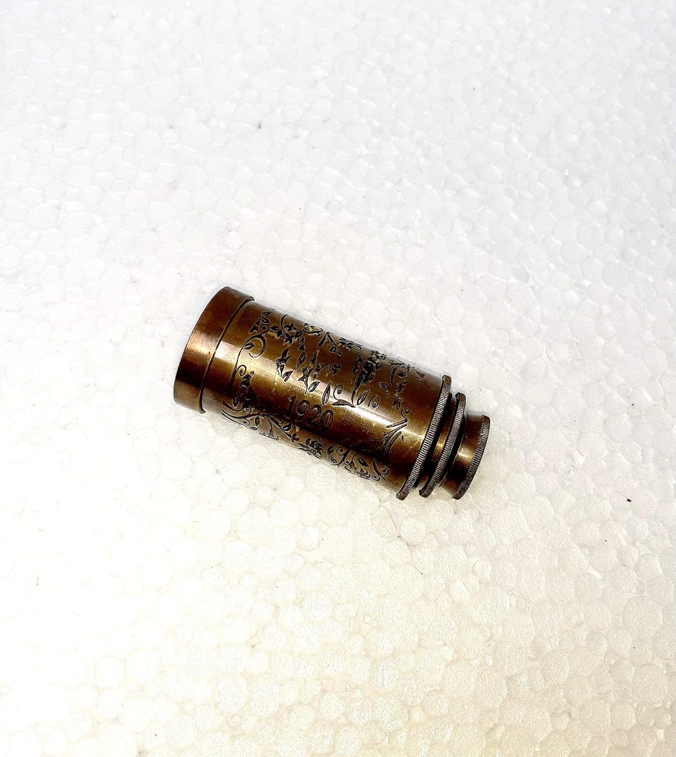 6 Inch Brass Telescope Home Decor Accents