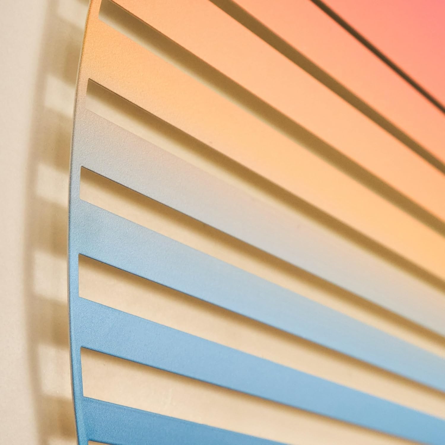 NEODECO Sunset on Sea Metal Wall Art