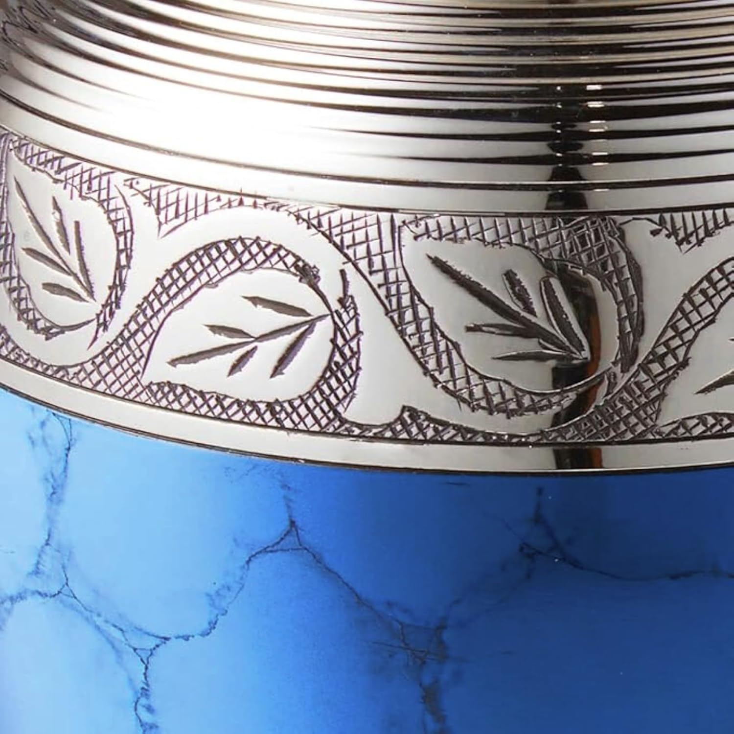 Grecian Blue Set Decorative Urns