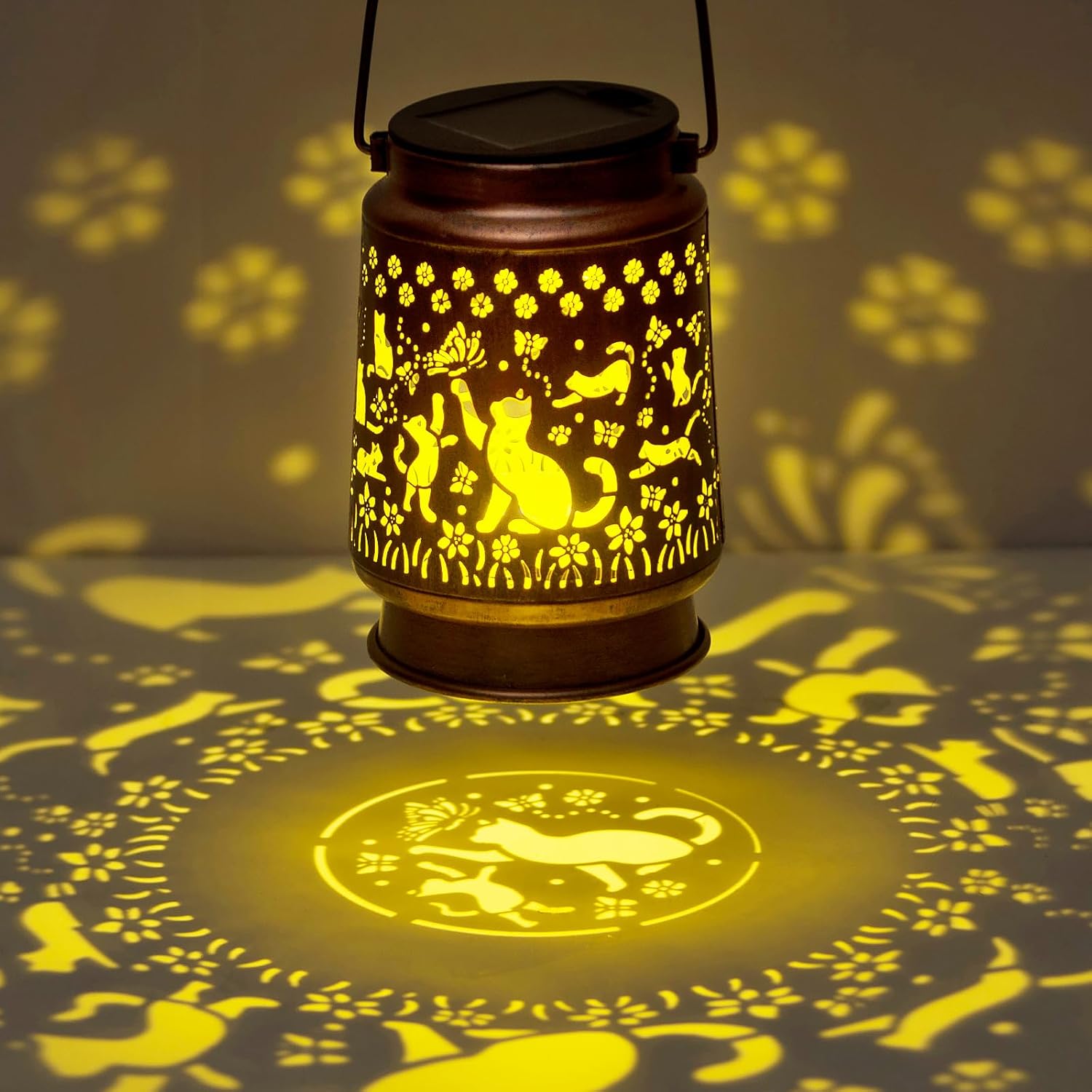 Styleonme Solar Light with Cat Design