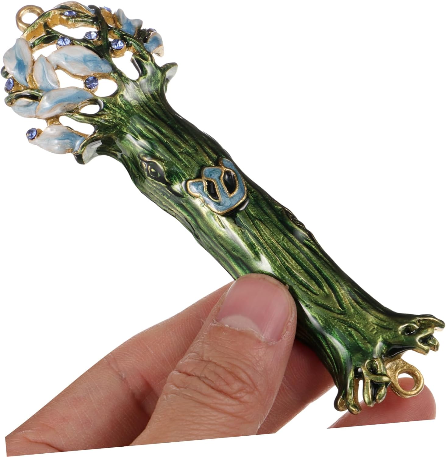 IMIKEYA Retro Alloy Door Ornament with Blessing
