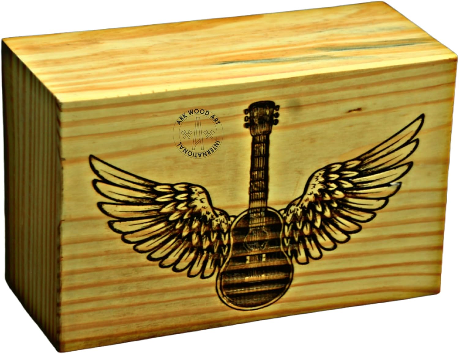 Guitar Musical Lovers Urns Handmade Wooden Urn for Ashes