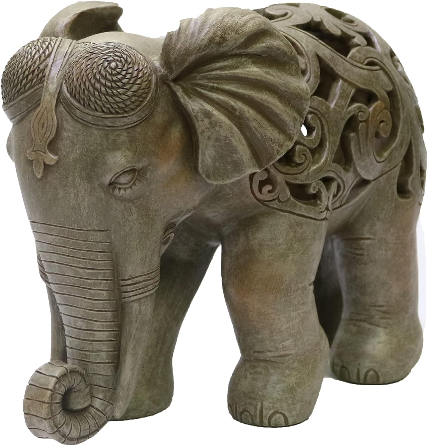 Natures Mark 8 Inch Elephant Decor Resin Statue