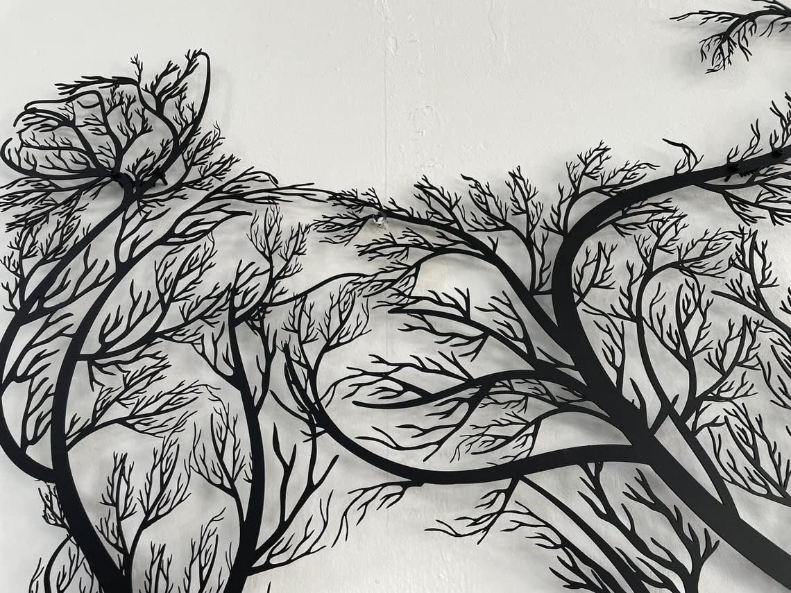 DEKADRON Tree Cat Wall Sculpture 39 x 34