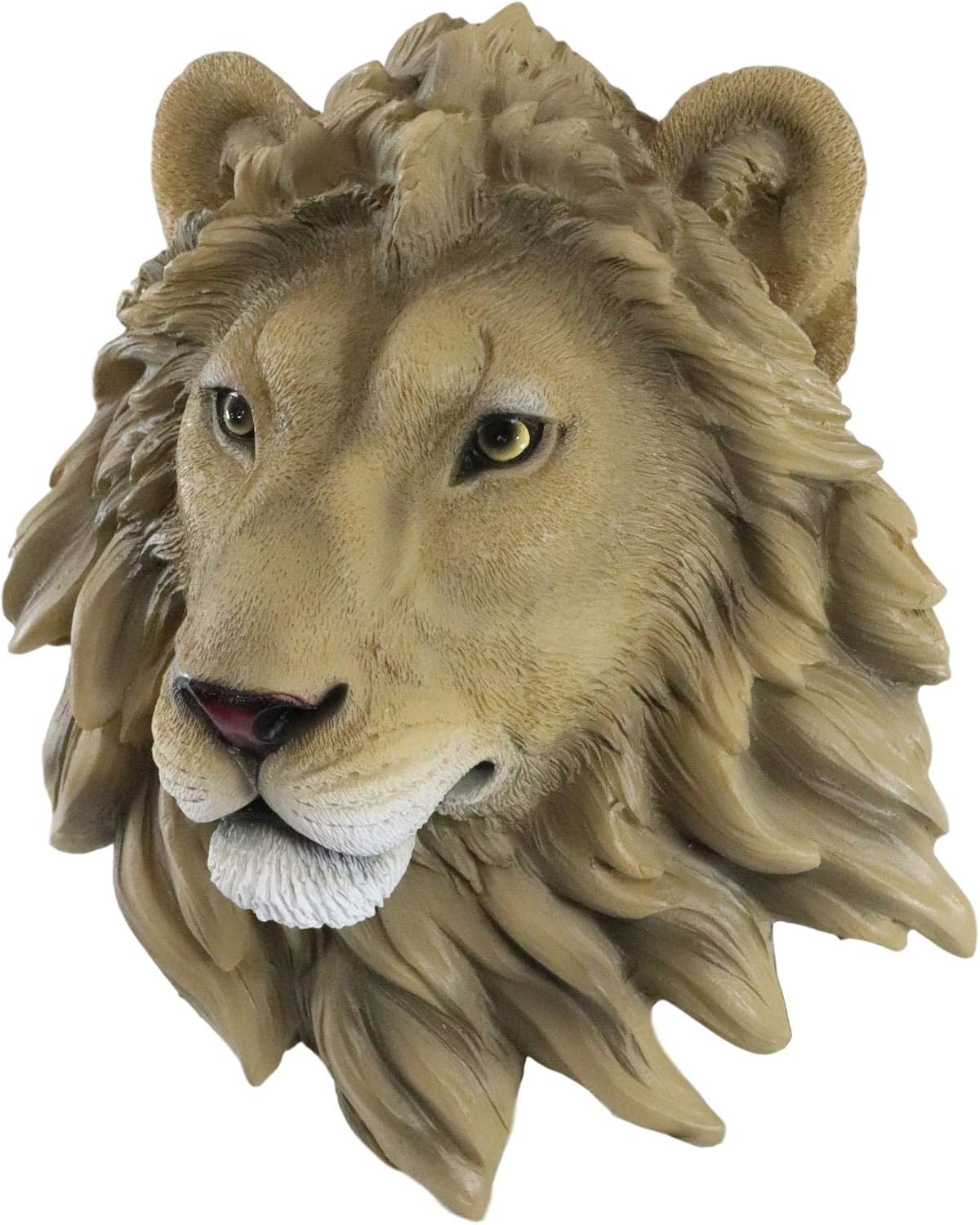Ebros Simba Safari Lion Head Wall Decor Plaque 925 Inch