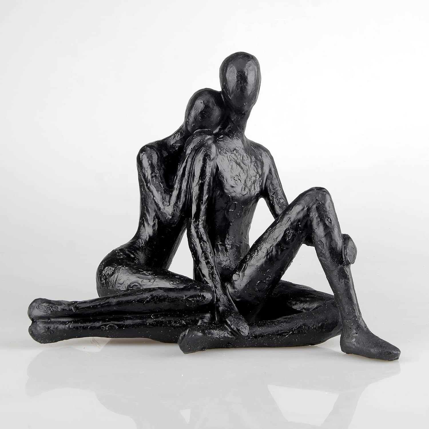 Large Couple Sculpture Passionate Love Figurine Valentines Day Wedding Decor