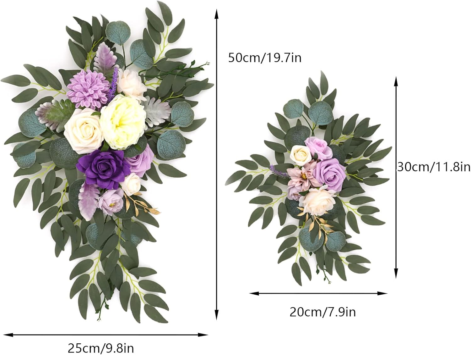 Wedding Arch Flowers Rustic Artificial Floral Swag