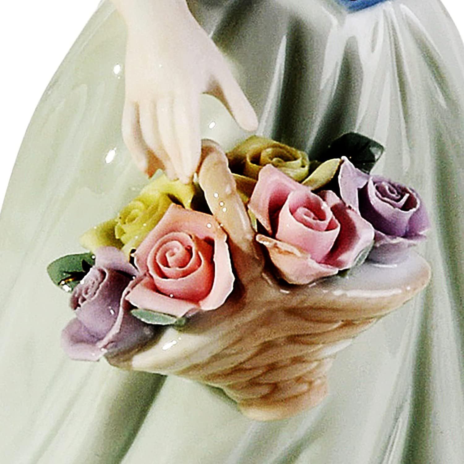 MTME Porcelain Figurine Back with Wishes Home Decor