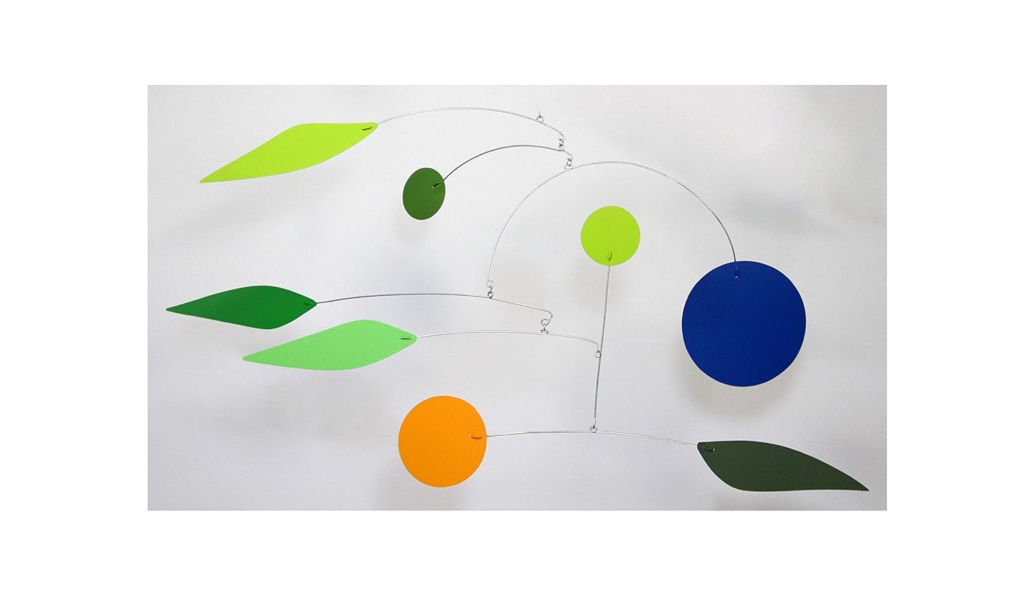 Pinwheel Mobile Midcentury Modern Hanging Art