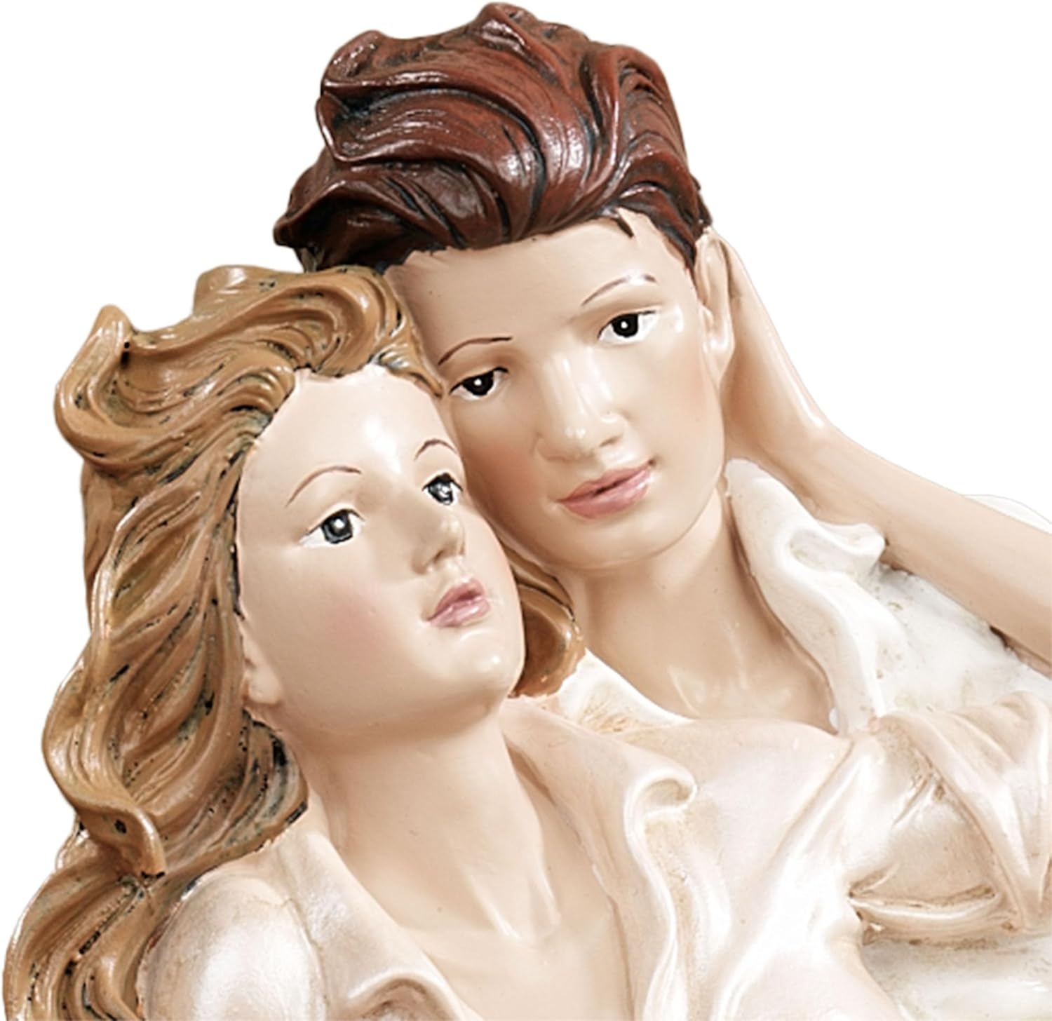 Romantic Embrace Figurine Honey Young Man Woman Couple