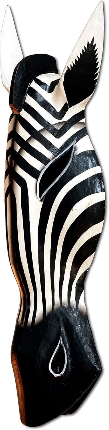 G6 Collection Tribal Zebra Wall Sculpture