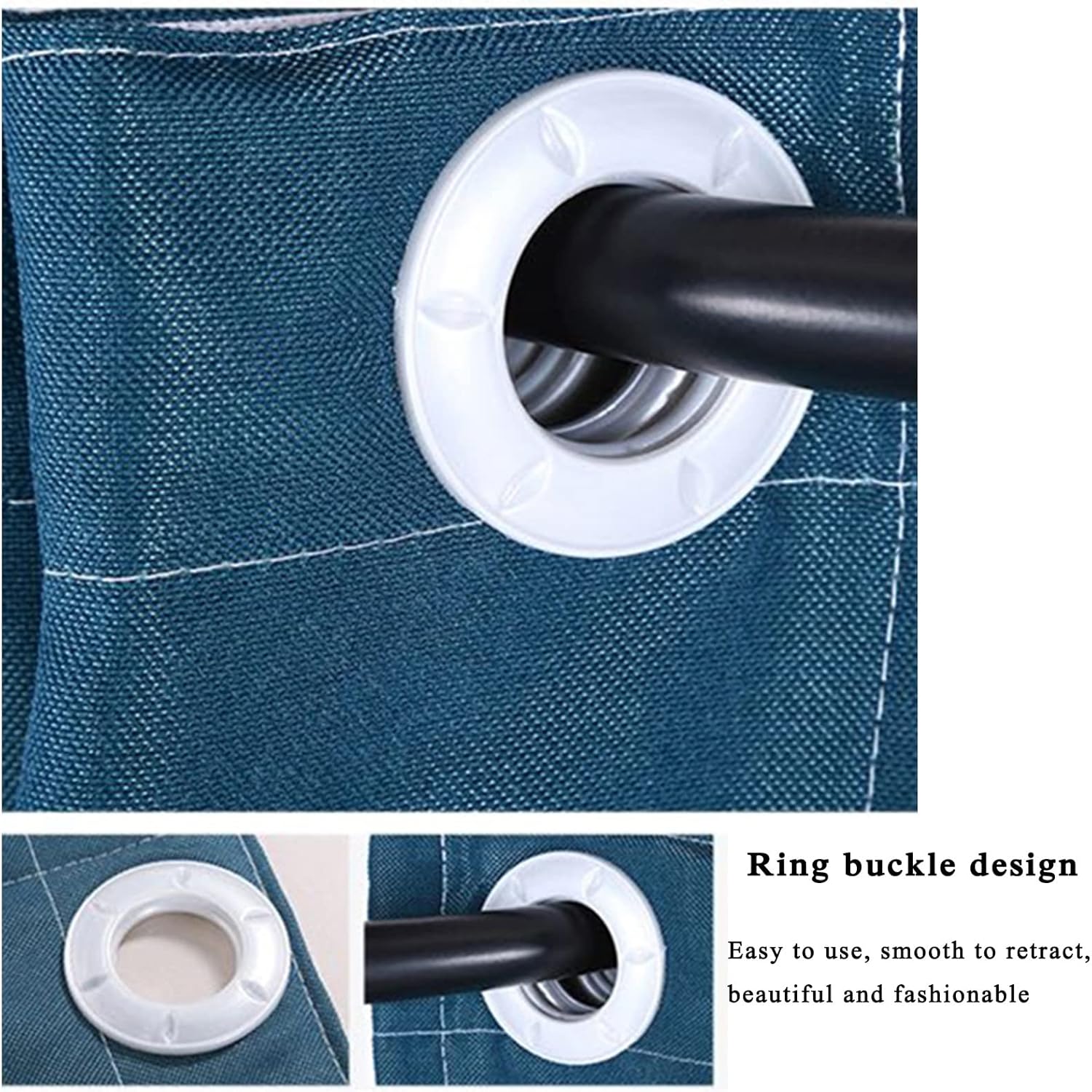 QQXY Portable U-Shaped Privacy Curtain Fitting Room