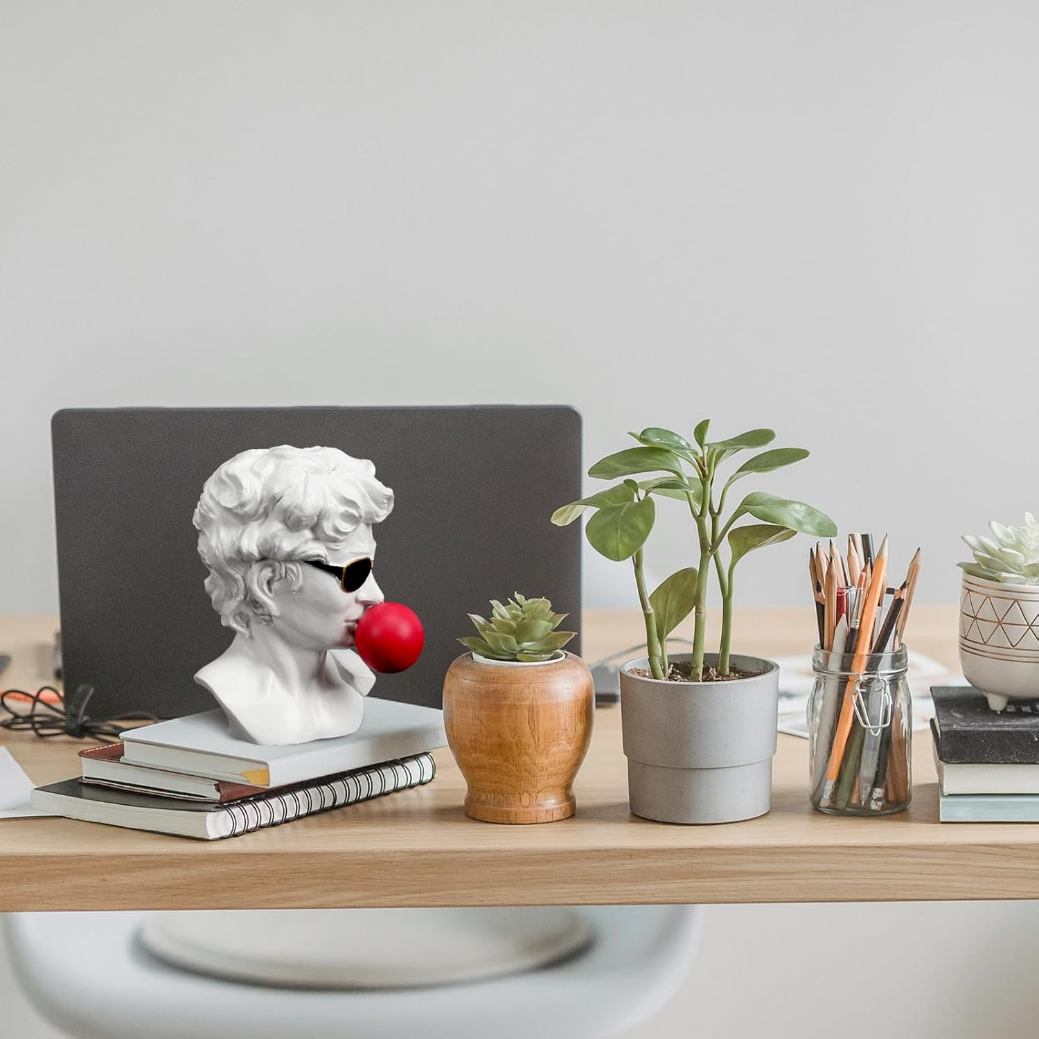 Blowing Bubbles David Statue Home Decor Office Decor