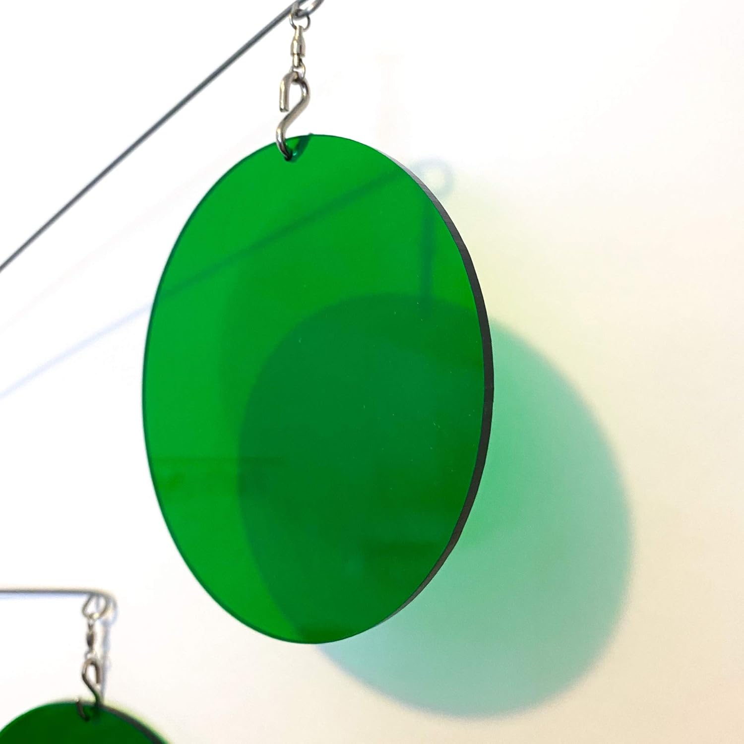 The Heavenly Clear Green Mid-Century Modern Hanging Art
