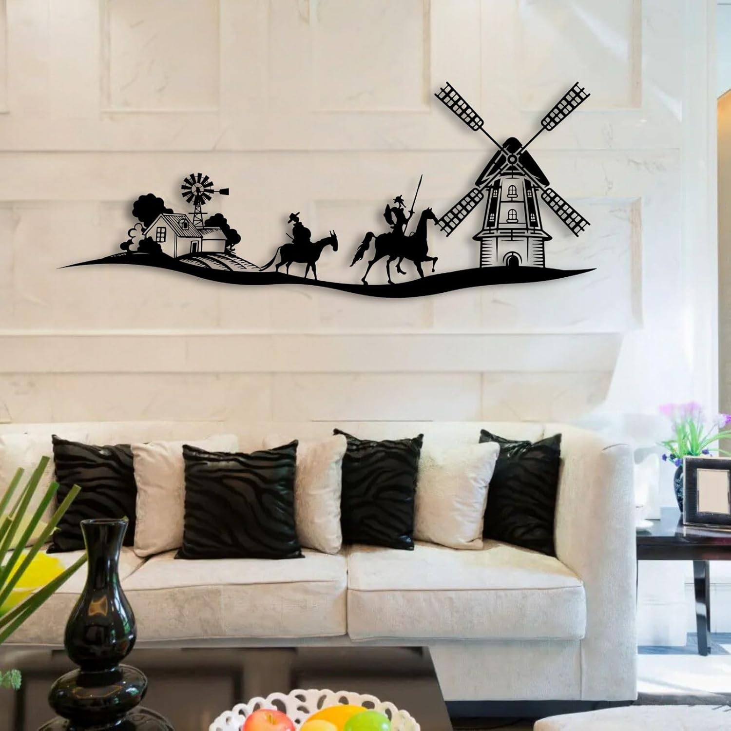Don Quixote Metal Wall Art 18x7in