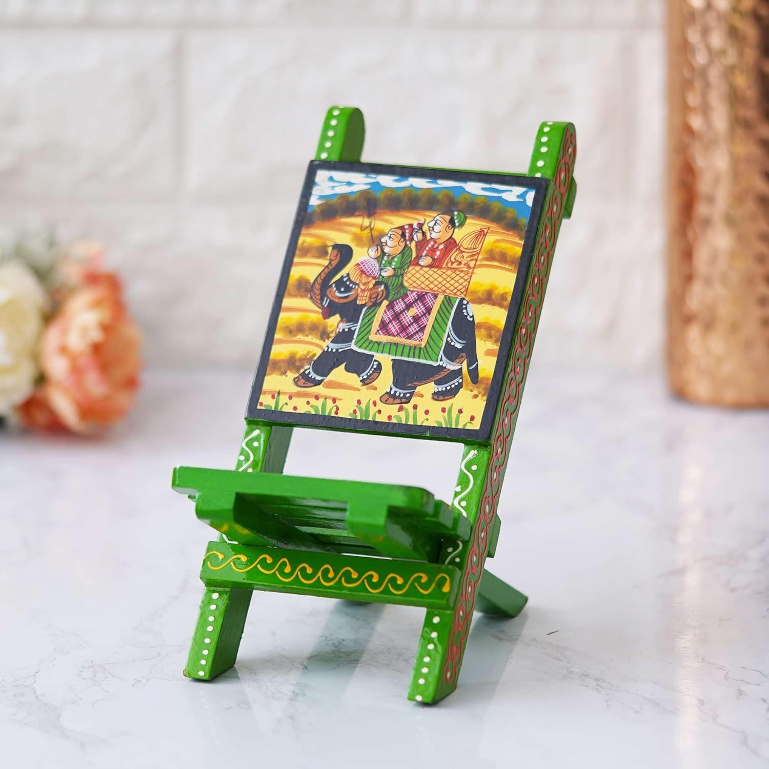 Anna Craft Handcrafted Wooden Mobile Stand Chair
