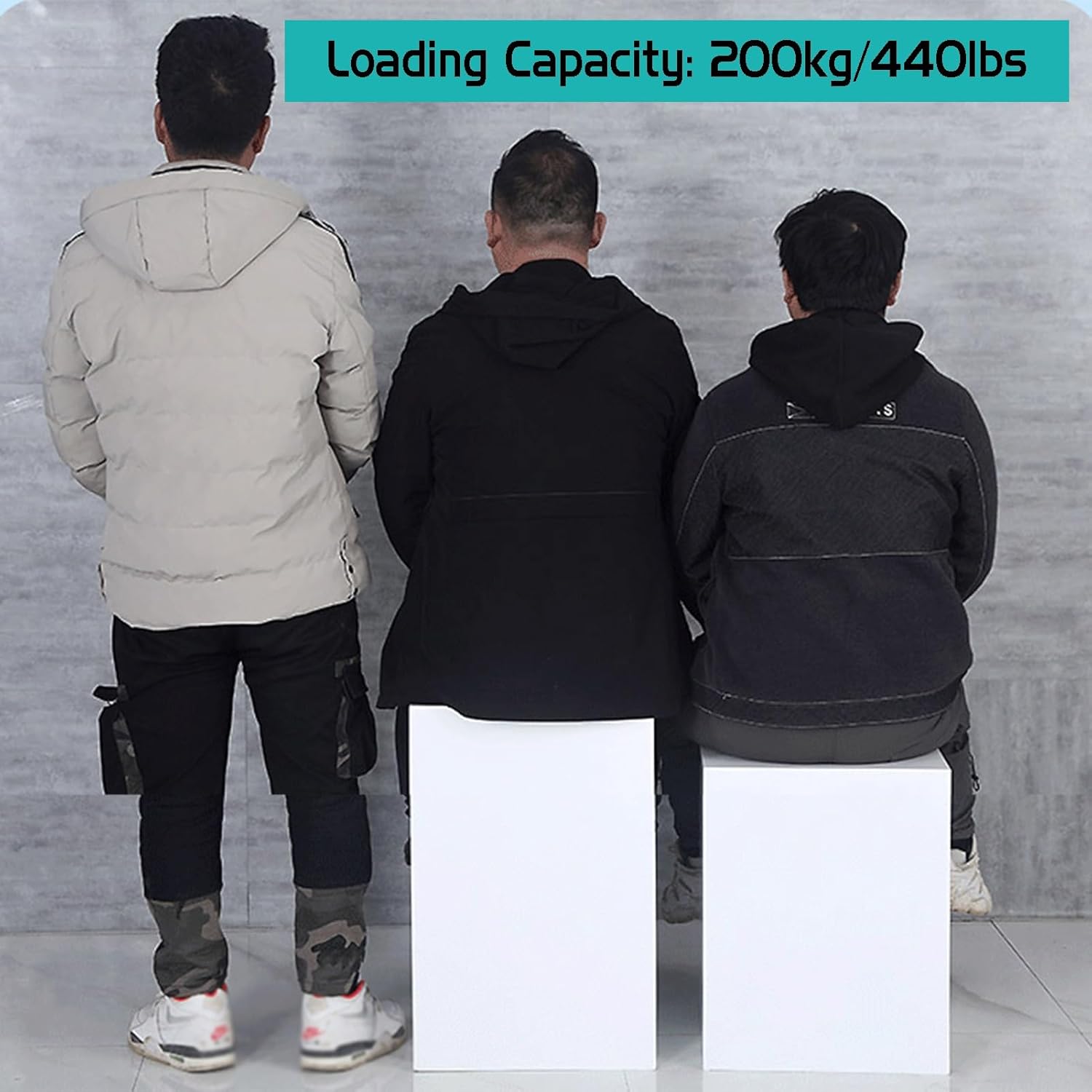 Rectangular Display Pedestal Stand for Mannequin Collectibles Black 40x110cm