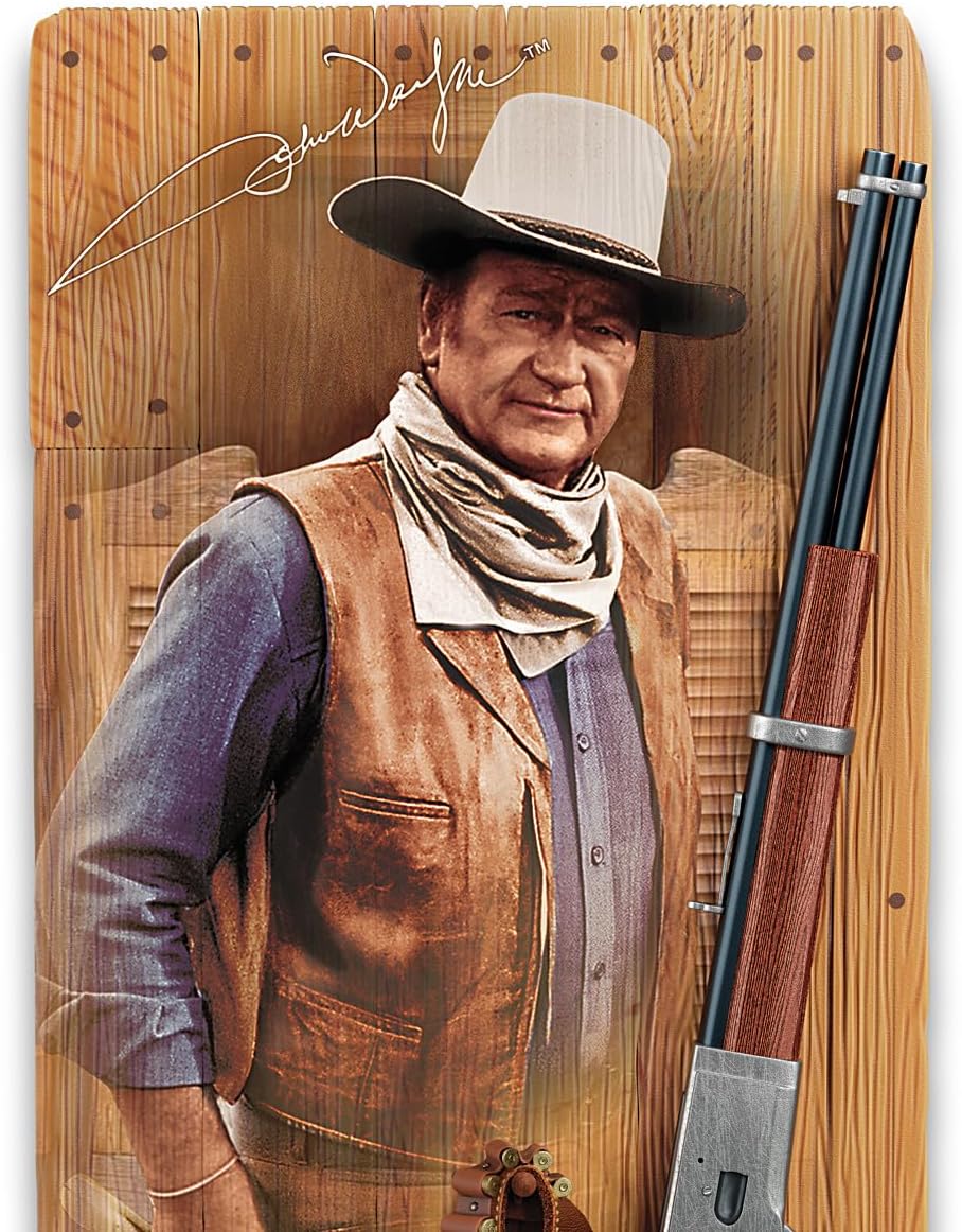 John Wayne Western Icon Wall Sculpture