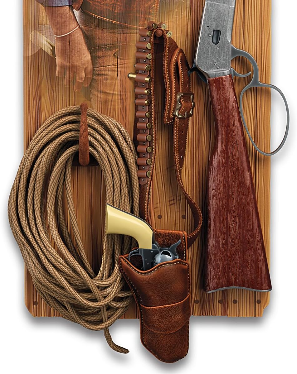John Wayne Western Icon Wall Sculpture