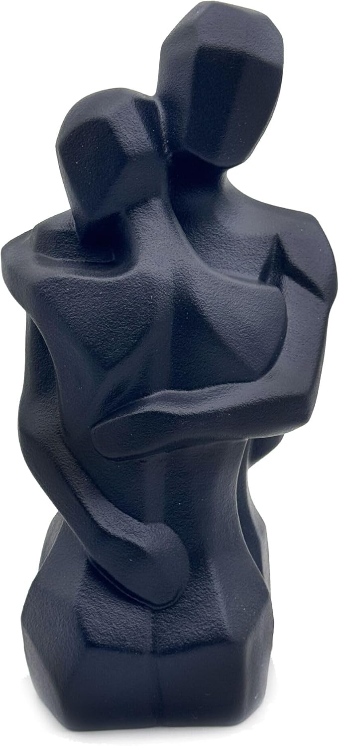 97 Inch Couple Hug Ceramic Statue Figurine