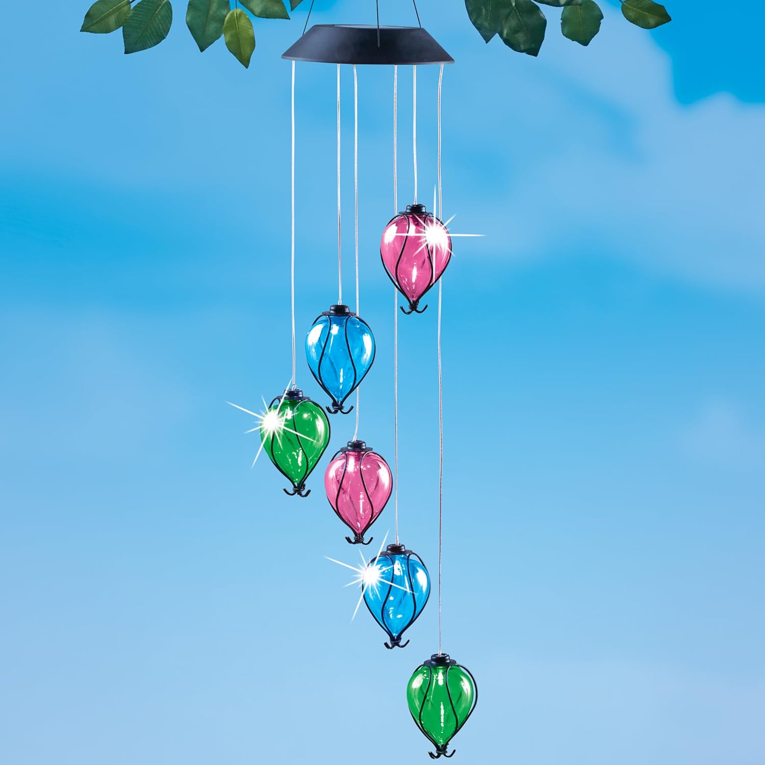 Collections Etc Solar Powered Balloon Mobile