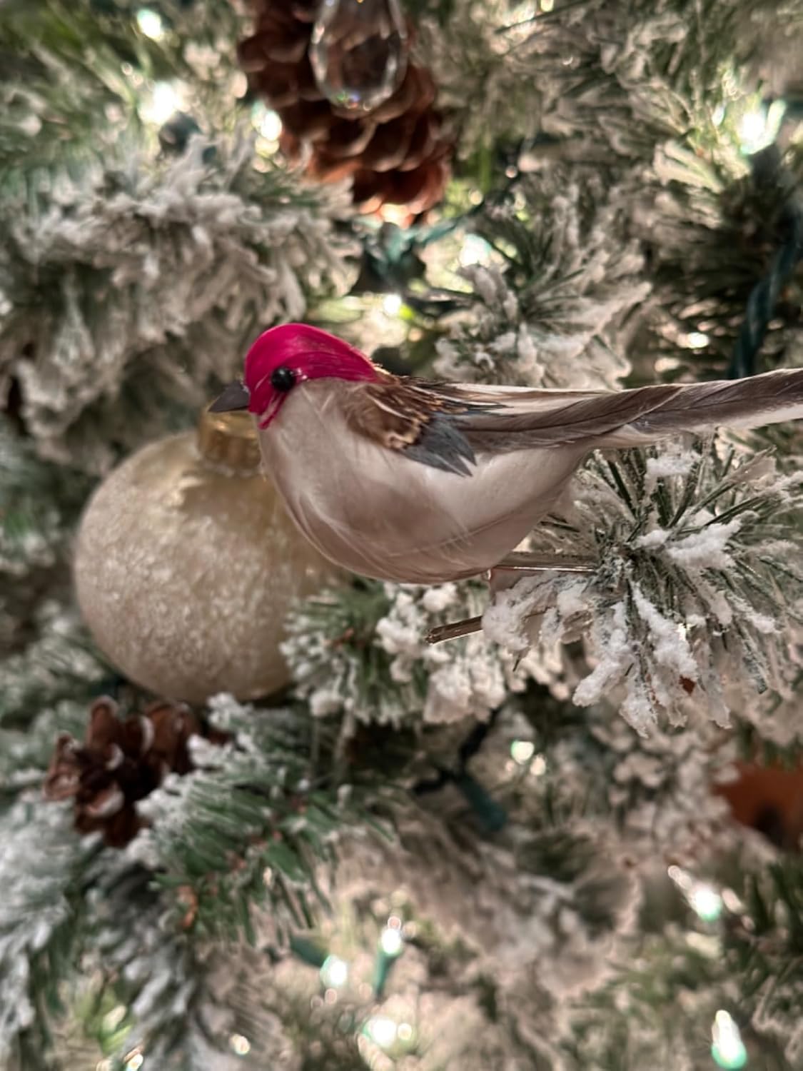 12pcs Artificial Birds for Decorative Hanging Ornaments