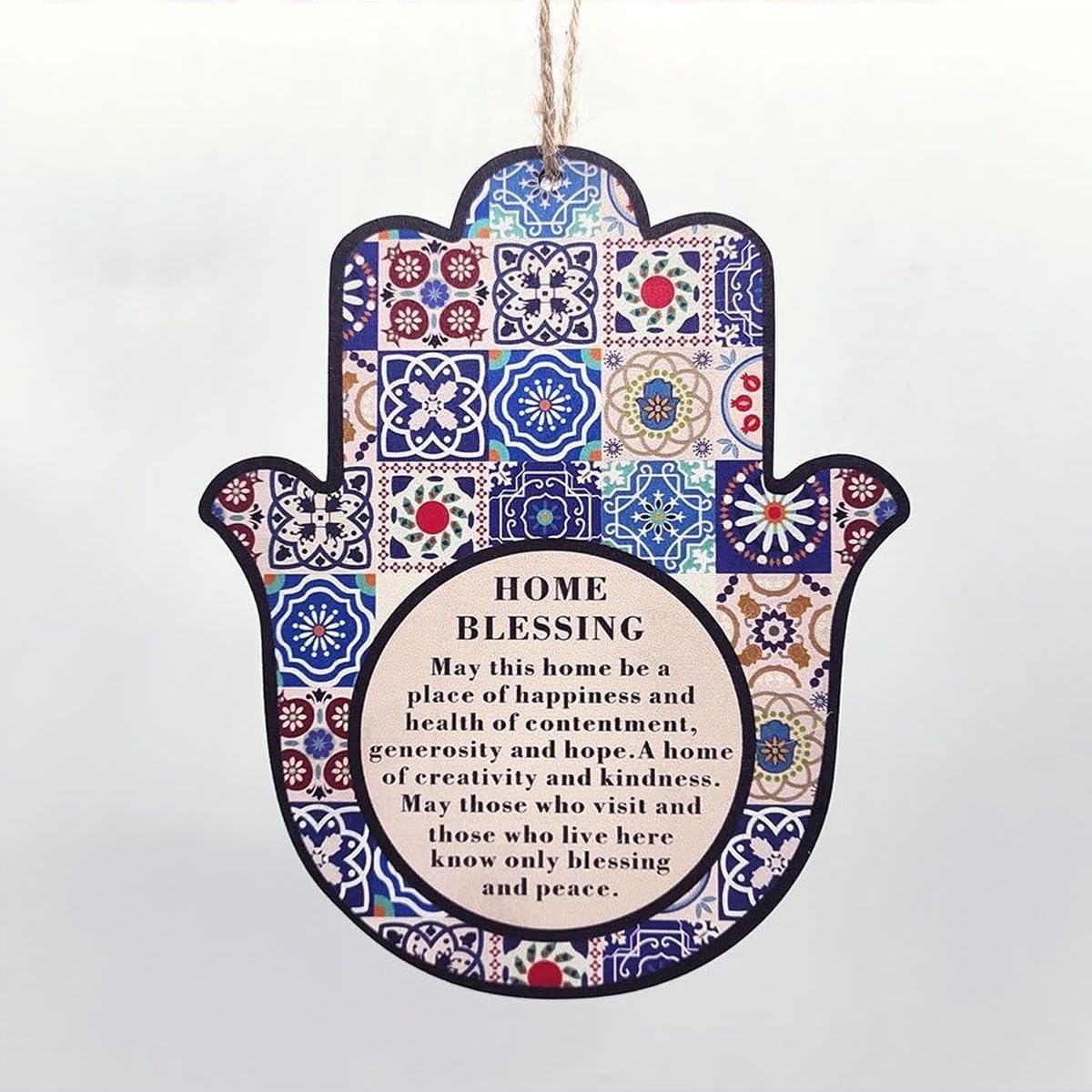 ArancioneandQ Hamsa Hand Wall Decor 71 Inch