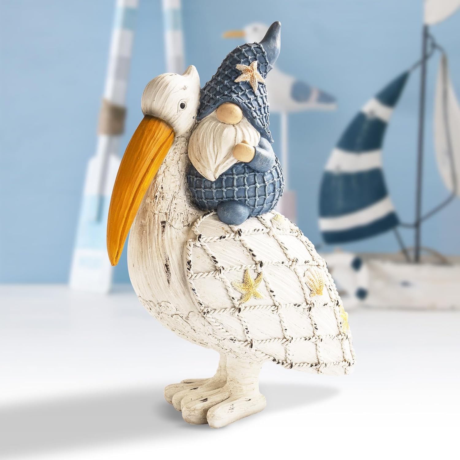 115 Inch Pelican Gnome Decor Figurine