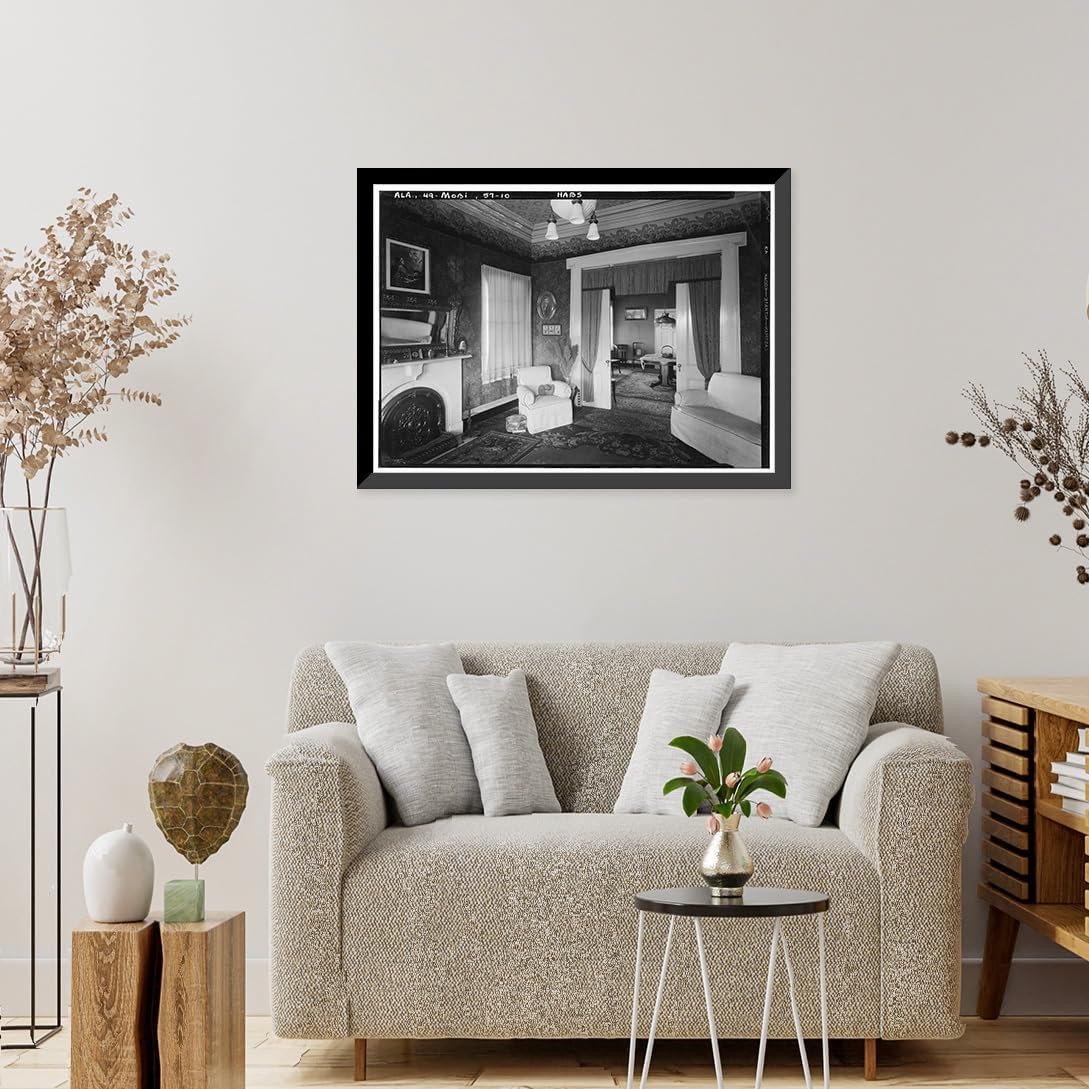 Historic Framed Print of Judge Oliver J Semmes House