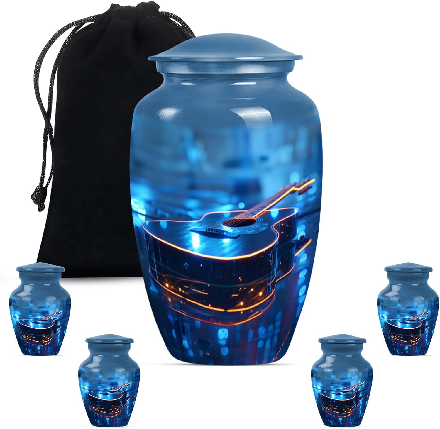 Guitar Urn - Cremation Urn for Human Ashes