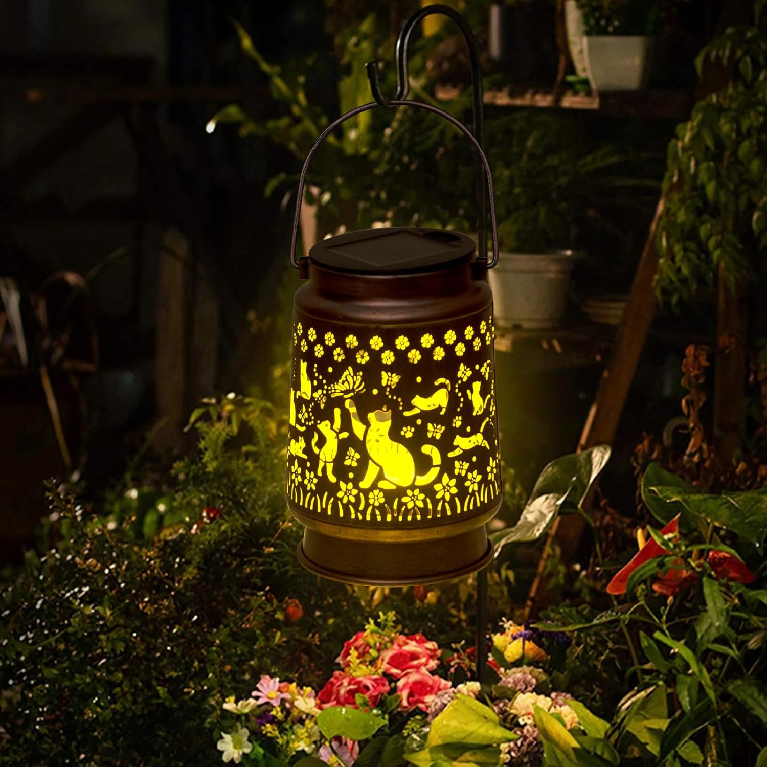 Styleonme Solar Light with Cat Design