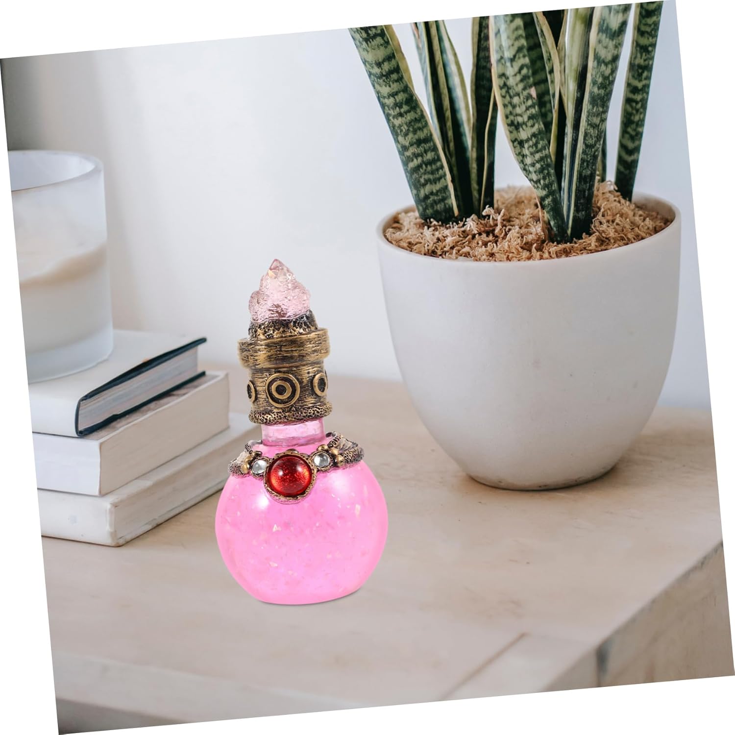 Mermaid Perfume Bottle Resin Figurine Decor