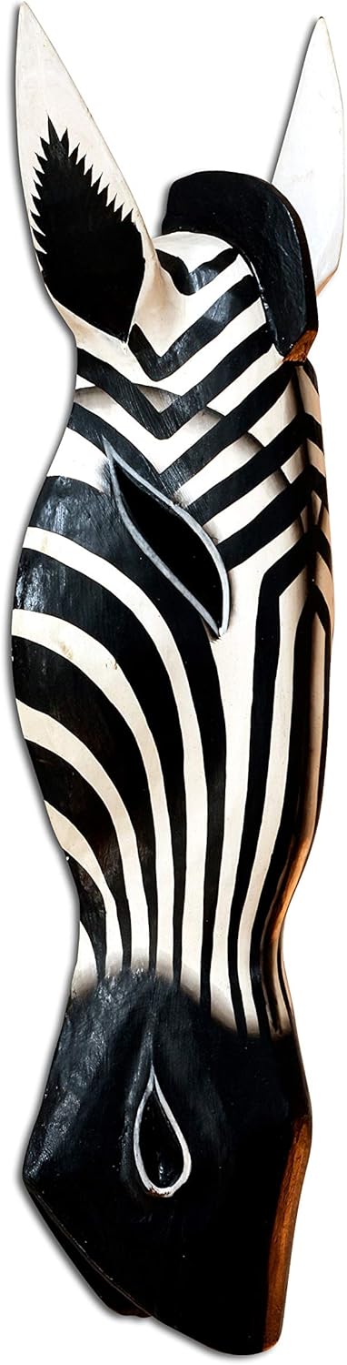 G6 Collection Tribal Zebra Wall Sculpture