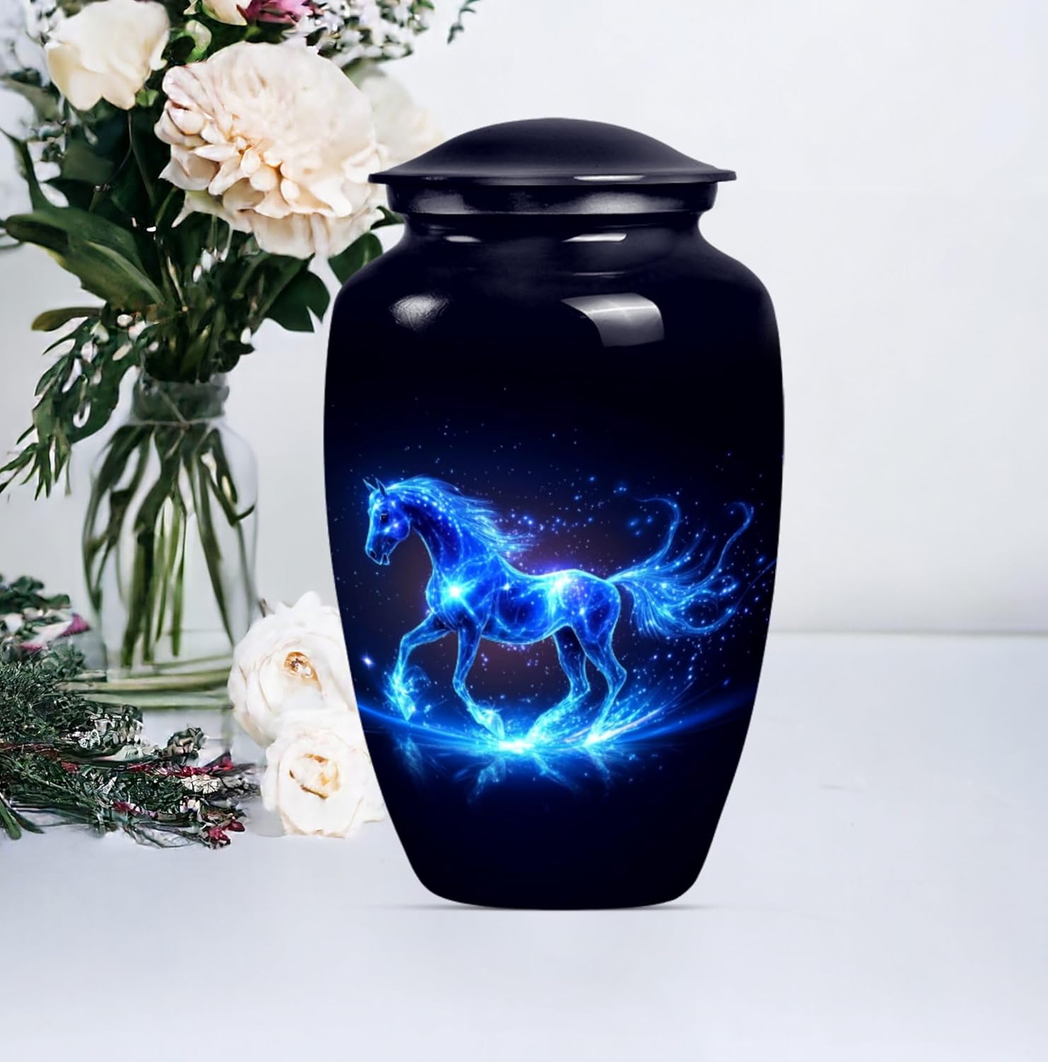 Horse Urn - 10 Inch Cremation Urn for Human Ashes