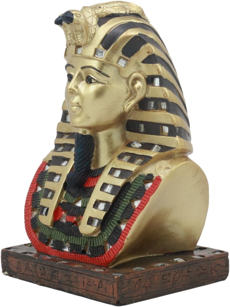 Ebros Ancient Egyptian Mask of King Tut Bust Statue 6 Inch Pharaoh Figurine