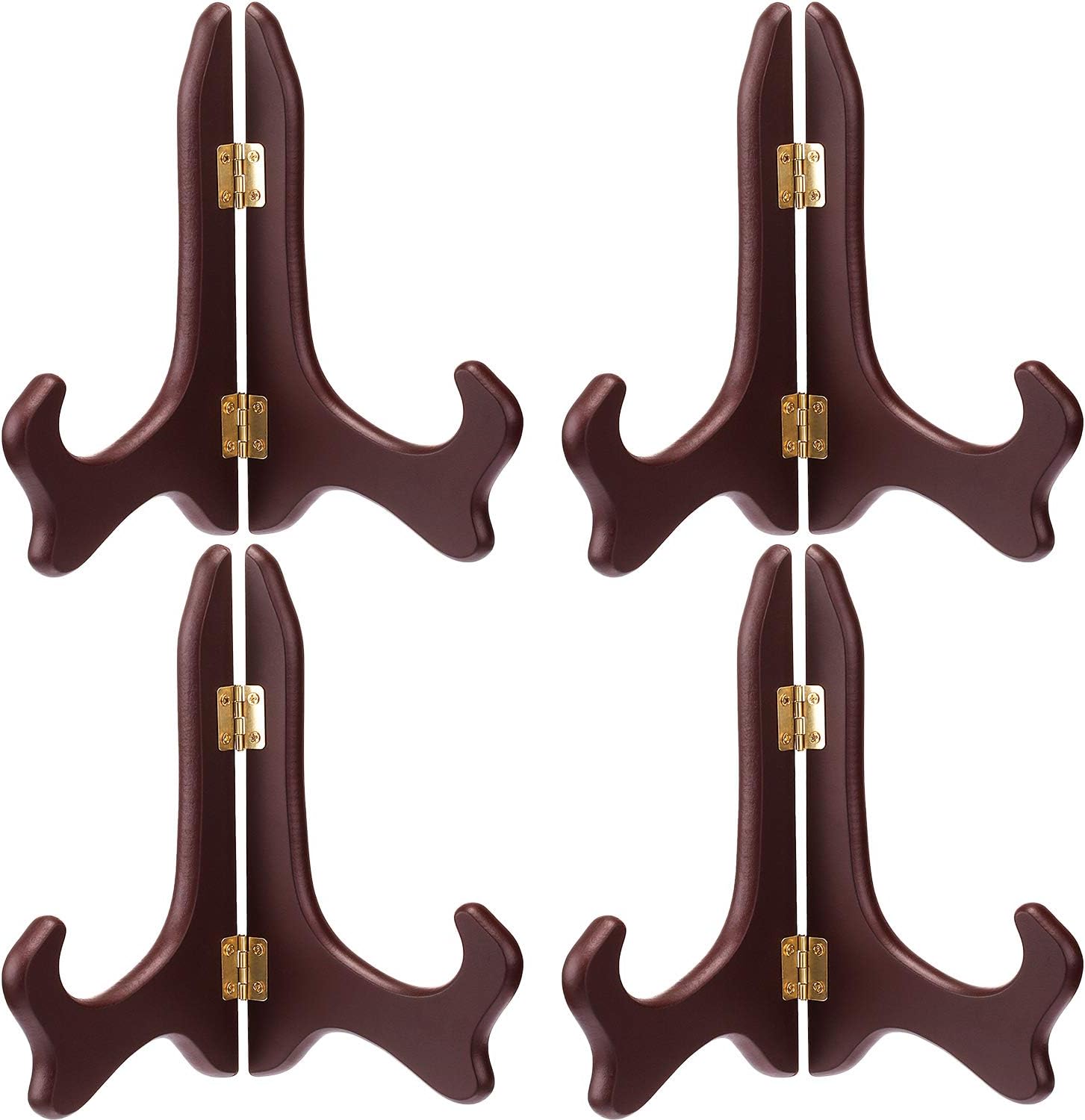 Tatuo 4 Pack Red Wooden Easel Display Stand