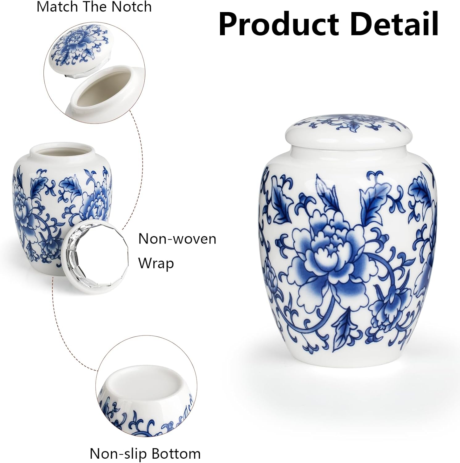 Small Keepsake Cremation Urn with Exquisite Box
