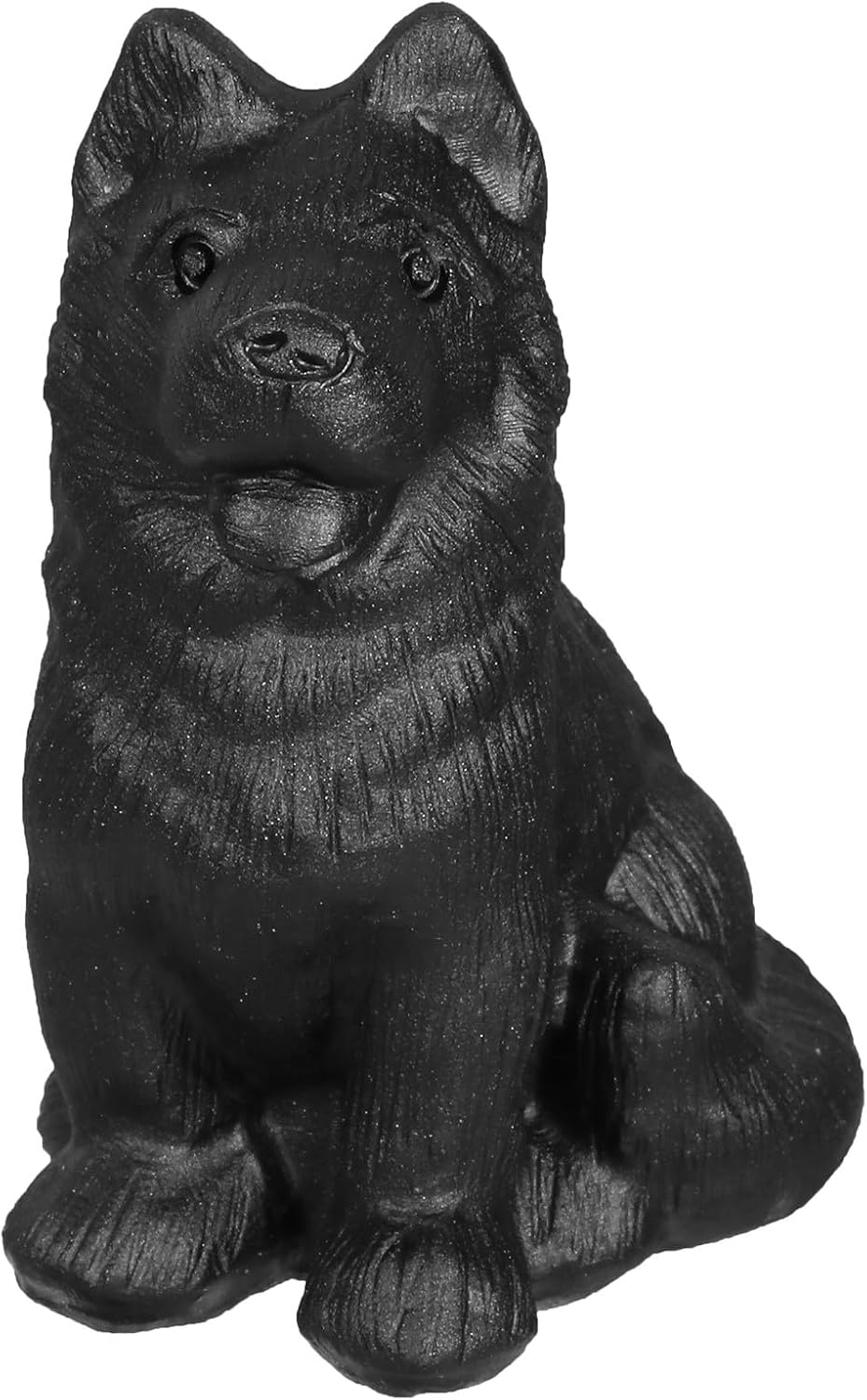 Black Obsidian German Shepherd Dog Figurine Decoration