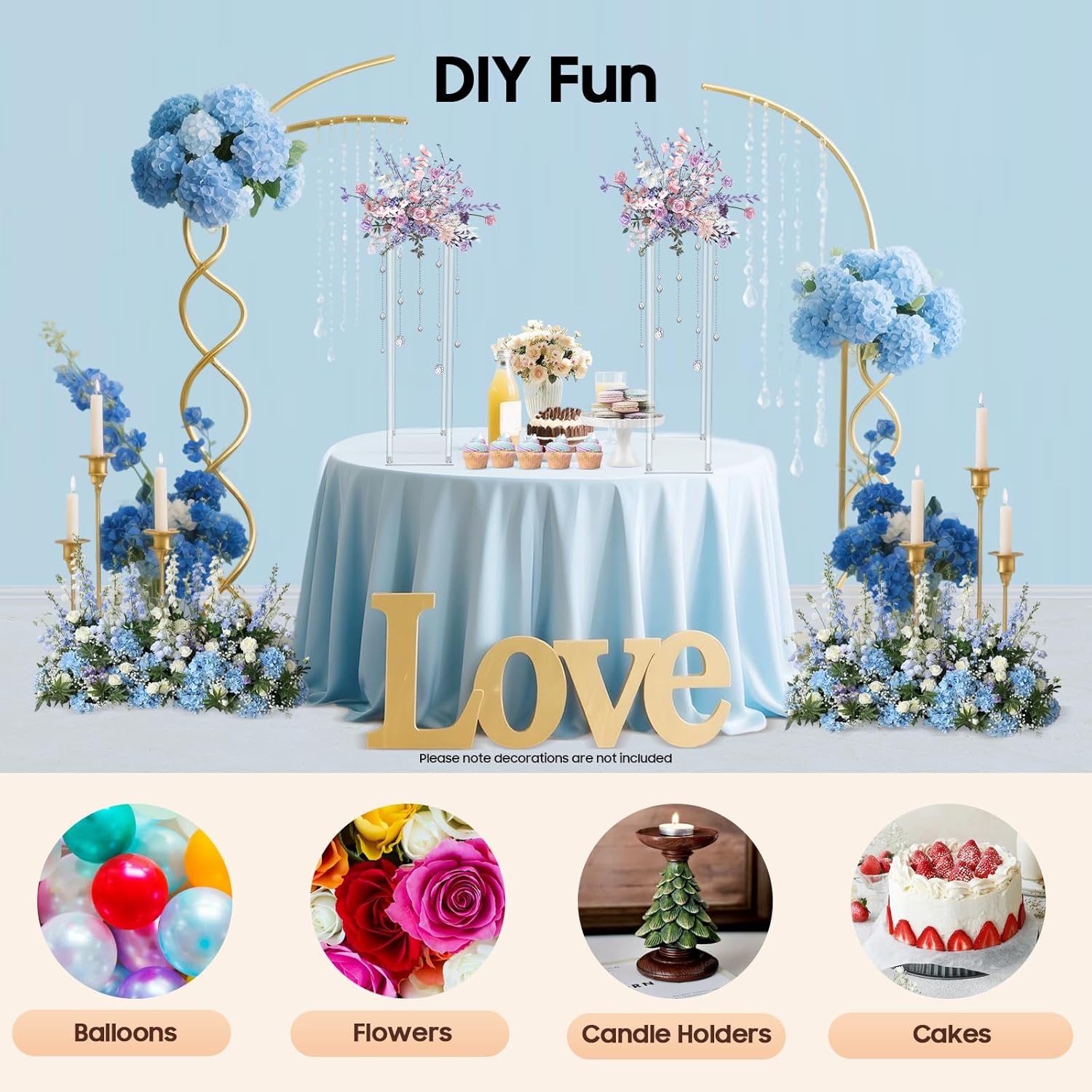 10PCS 236 Inch High Wedding Flower Stand