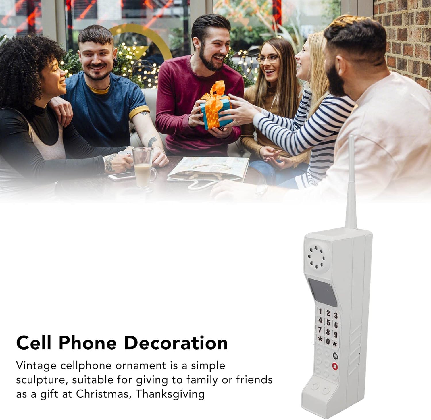 Retro Nostalgia Vintage Phone Display Ornament