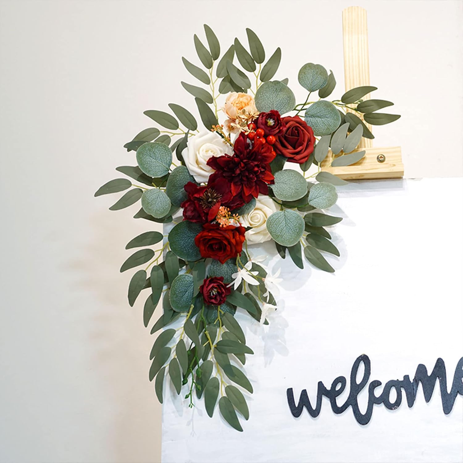 Wedding Arch Flowers Rustic Artificial Floral Swag