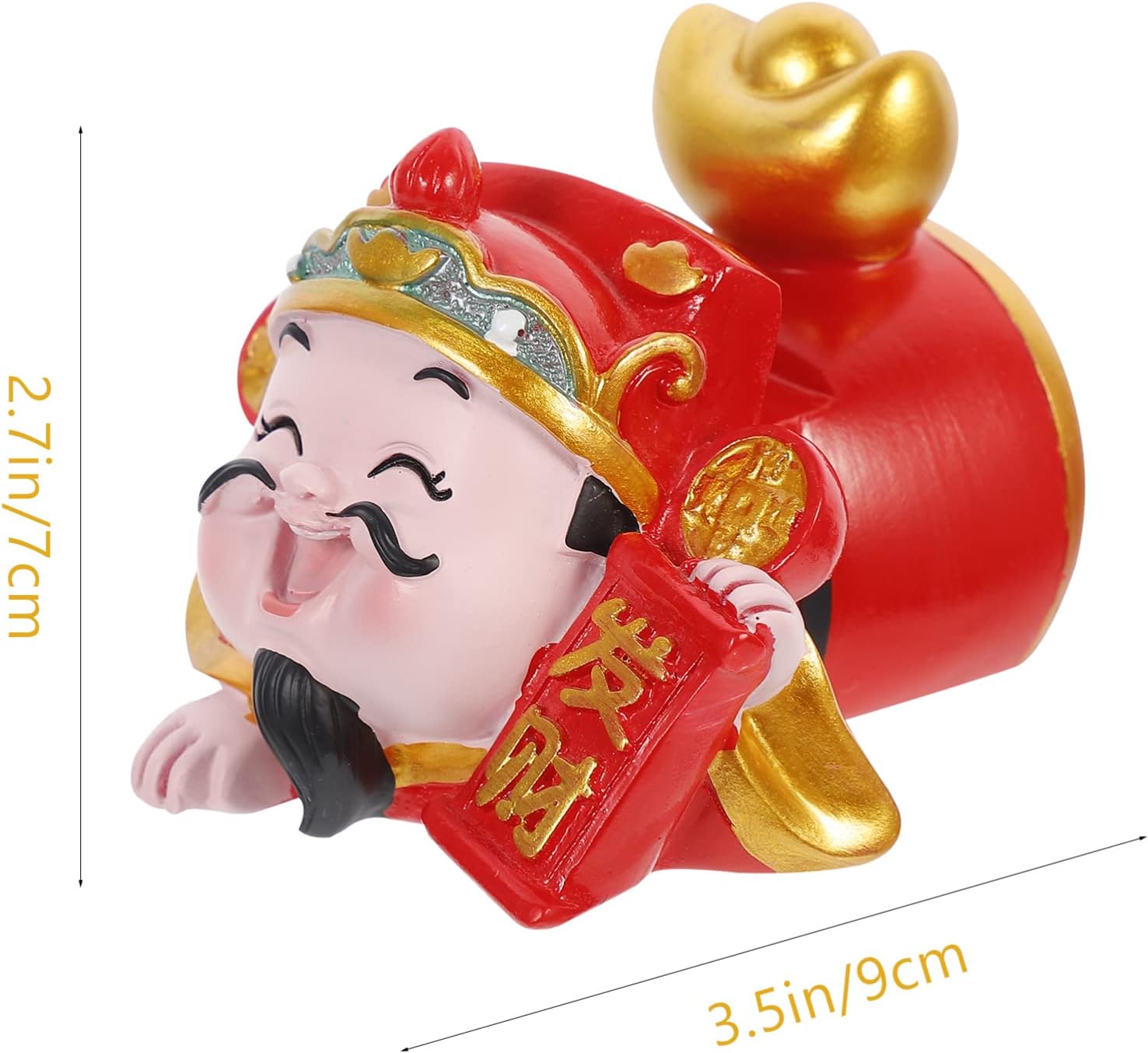 Chinese Style Resin Phone Holder Figurine Decor