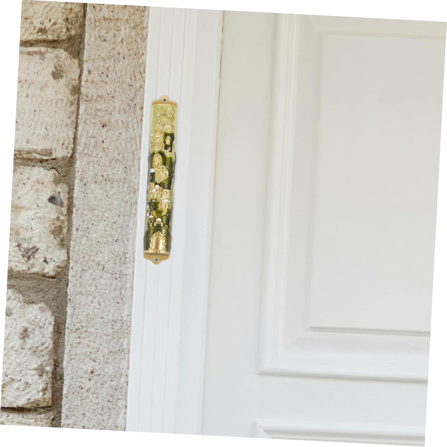PRETYZOOM Hanukkah Door Decor Mezuzah Blessing Scroll Cover