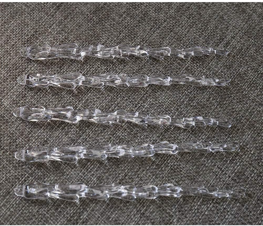 25 Pc Clear Icicle Ornament Set