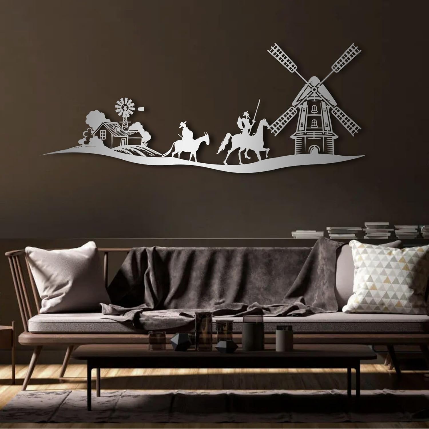 Don Quixote Metal Wall Art 18x7in