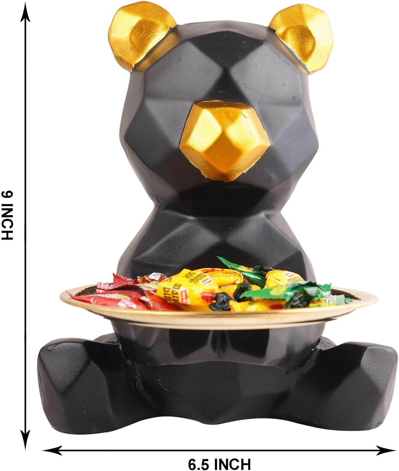 Cute Cool Dog Sculpture Storage Tray Home Decor